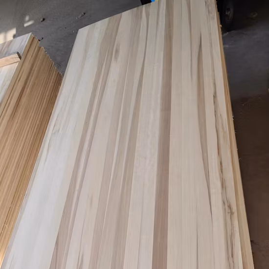 Pannello per mobili in legno di pioppo di grado AA con giunture a dita