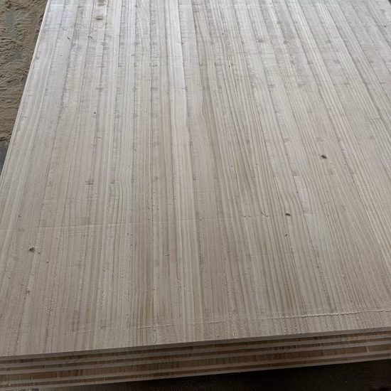 Pannello in legno incollato con bordo per mobili in paulownia di grado AB all'ingrosso a prezzo economico per tavola da surf